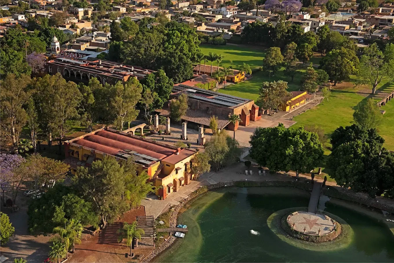 Aerial view of Hacienda El Carmen