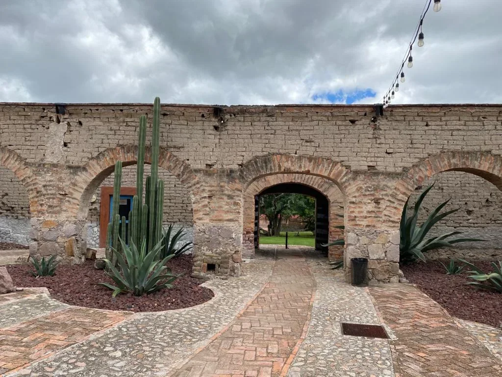 Stone archways at Hacienda Sepúlveda